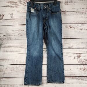 Cinch White Label Jeans 30x32 Straight Leg Western Blue Denim MB92834013